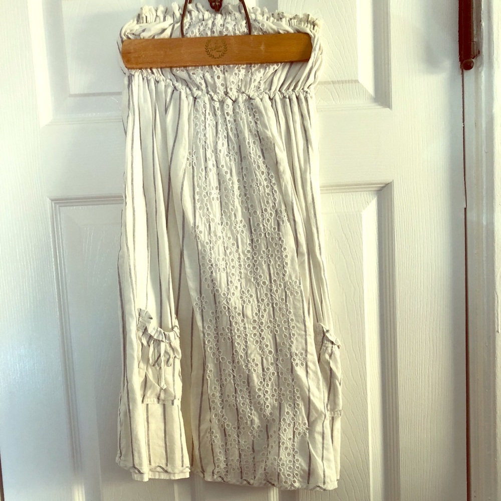 a&f strapless summer dress